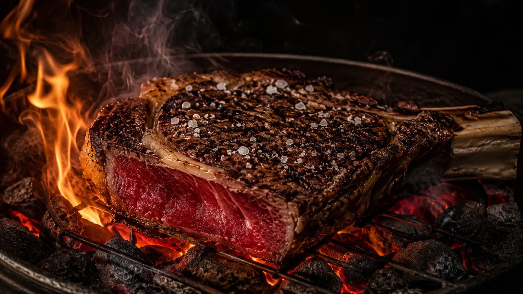 Chuletón de vaca madurada a la brasa