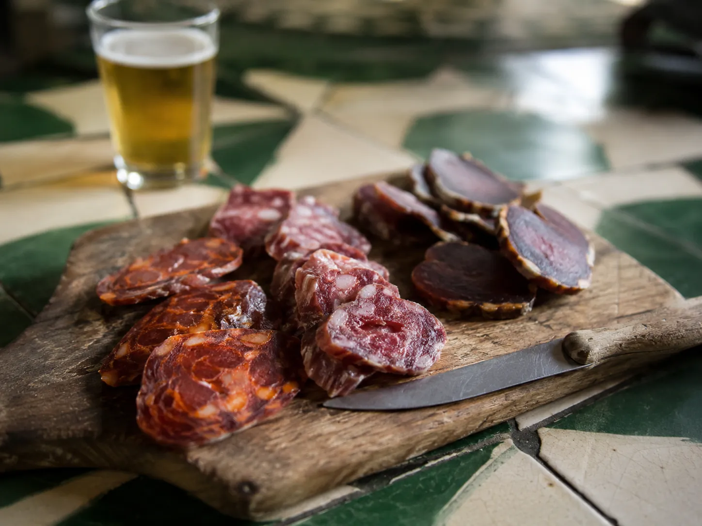 Tabla de chacinas ibéricas